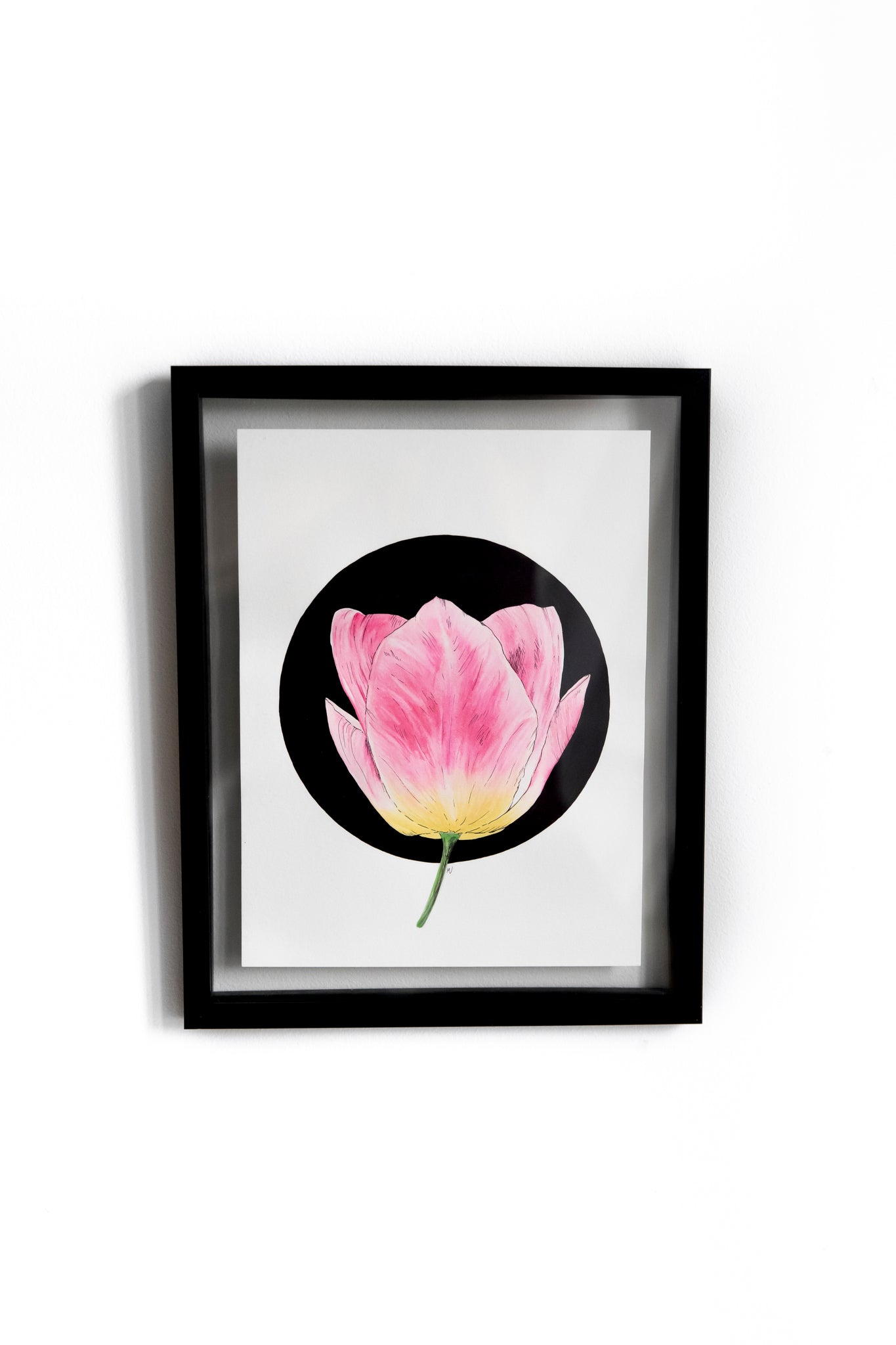 Tulipe - Acrylique, aquarelle et encore sur papier aquarelle