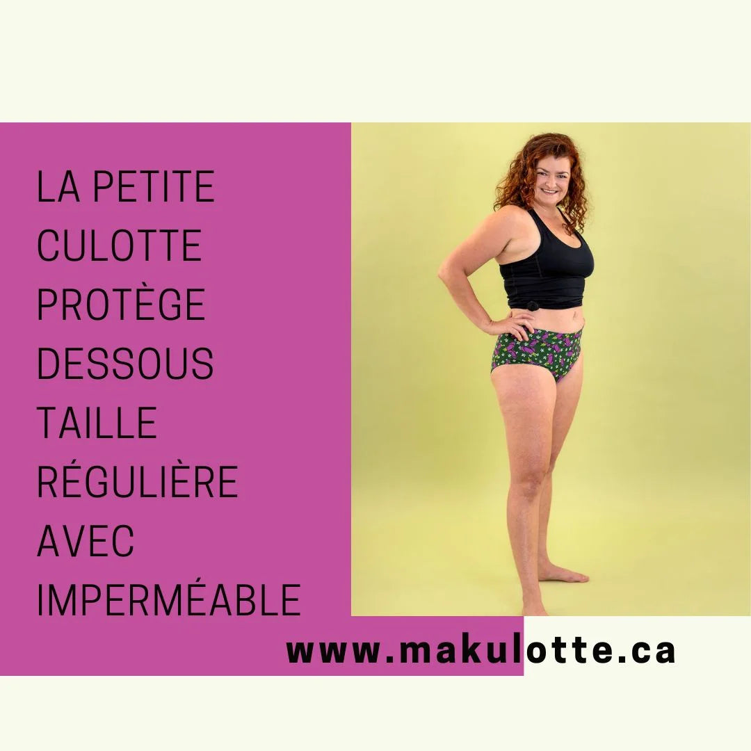 Petite culotte protège dessous motif exclusif