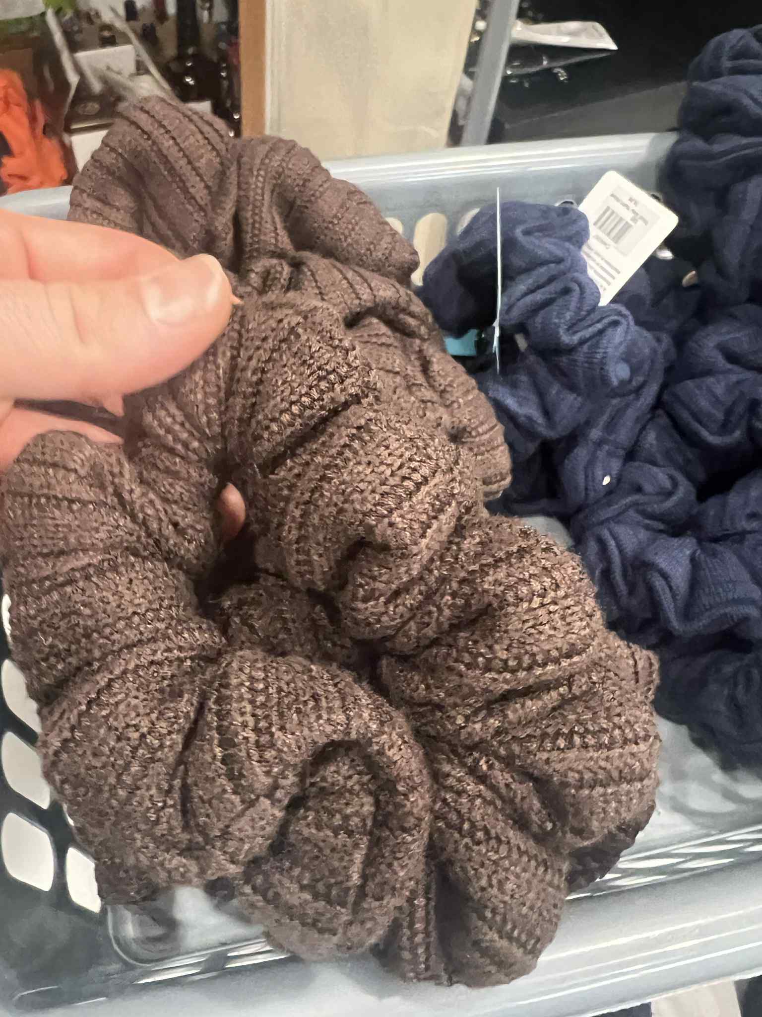 Chouchou tricot terre